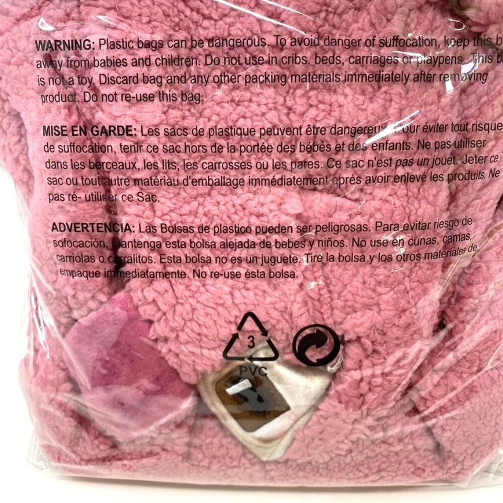 Kids' Minecraft Movie Sheep Unisex Classic Costume Jumpsuit Pink Small Or Large - Picture 7 of 10